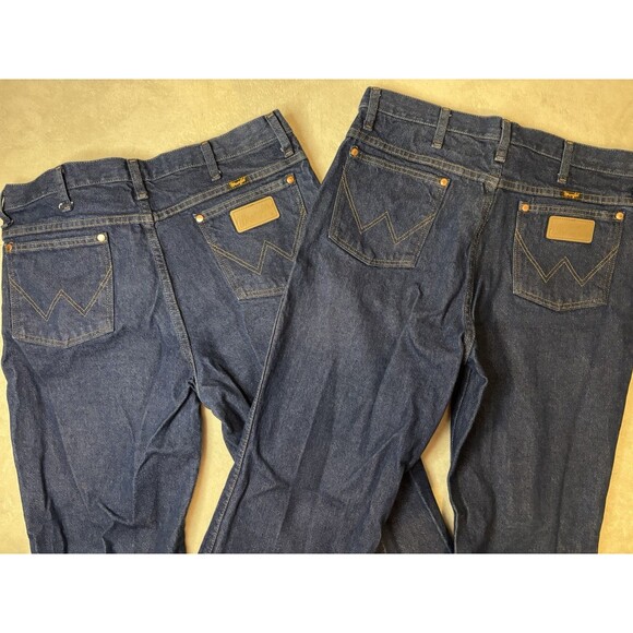 Wrangler Cowboy Cut Original Fit  Jeans Mens 34 936PWD  2 Pairs Rodeo Western - Picture 1 of 13